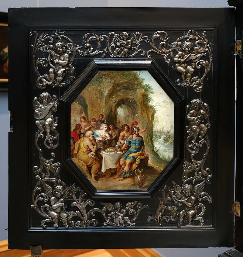 Monetiere - episodi delle Metamorfosi di Ovidio, dettaglio 5, National Gallery Ireland
